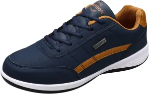 Mens Walking Shoes Shoes for Men Lightweight Breathable Walking Shoes Gym Tennis Athletic Blue Tennis Shoes for Men