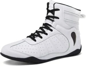 Mens Womens Boxing Boots Fashion Boxers Fitness Sneakers Breathable Sparring Trainers Mesh Wrestling Athletic Shoes