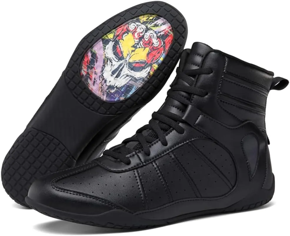 Mens Womens Boxing Boots Fashion Boxers Fitness Sneakers Breathable Sparring Trainers Mesh Wrestling Athletic Shoes