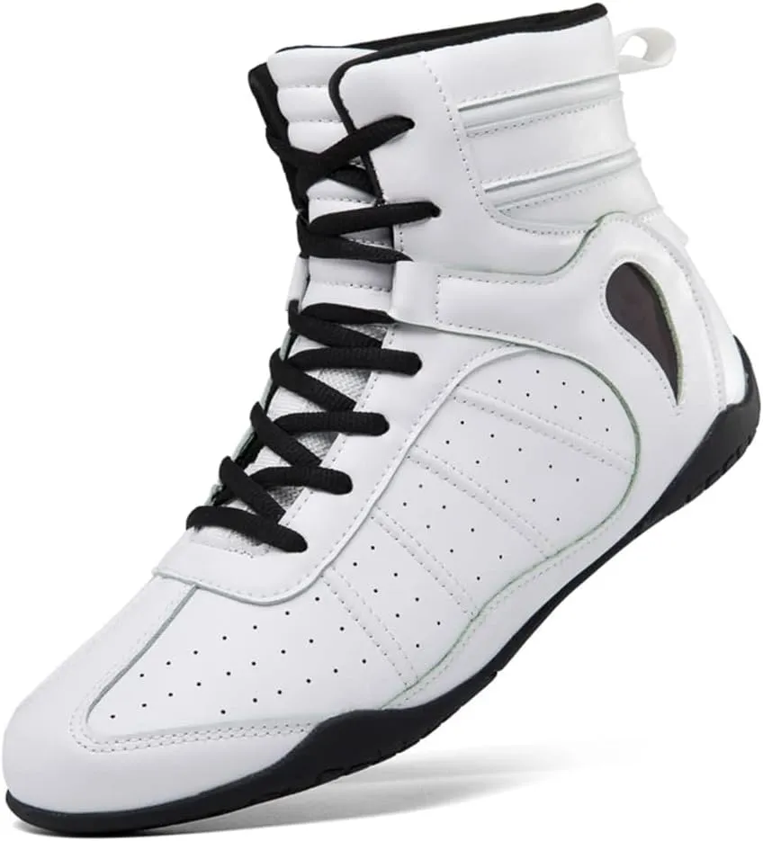 Mens Womens Boxing Boots Fashion Boxers Fitness Sneakers Breathable Sparring Trainers Mesh Wrestling Athletic Shoes