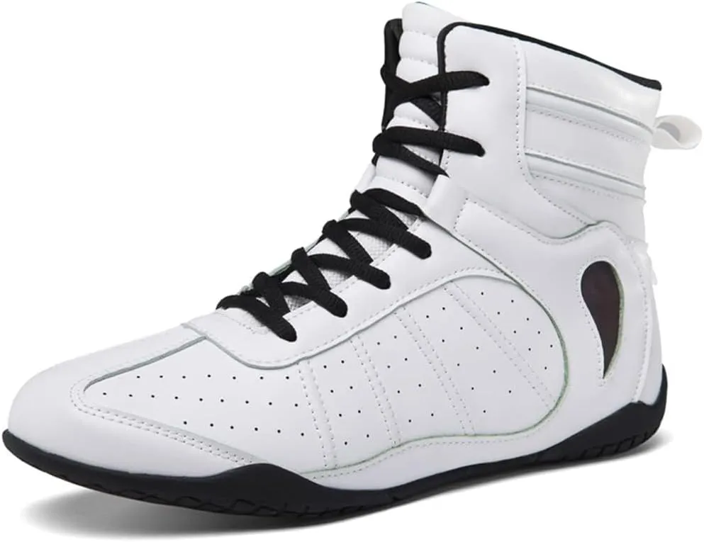 Mens Womens Boxing Boots Fashion Boxers Fitness Sneakers Breathable Sparring Trainers Mesh Wrestling Athletic Shoes