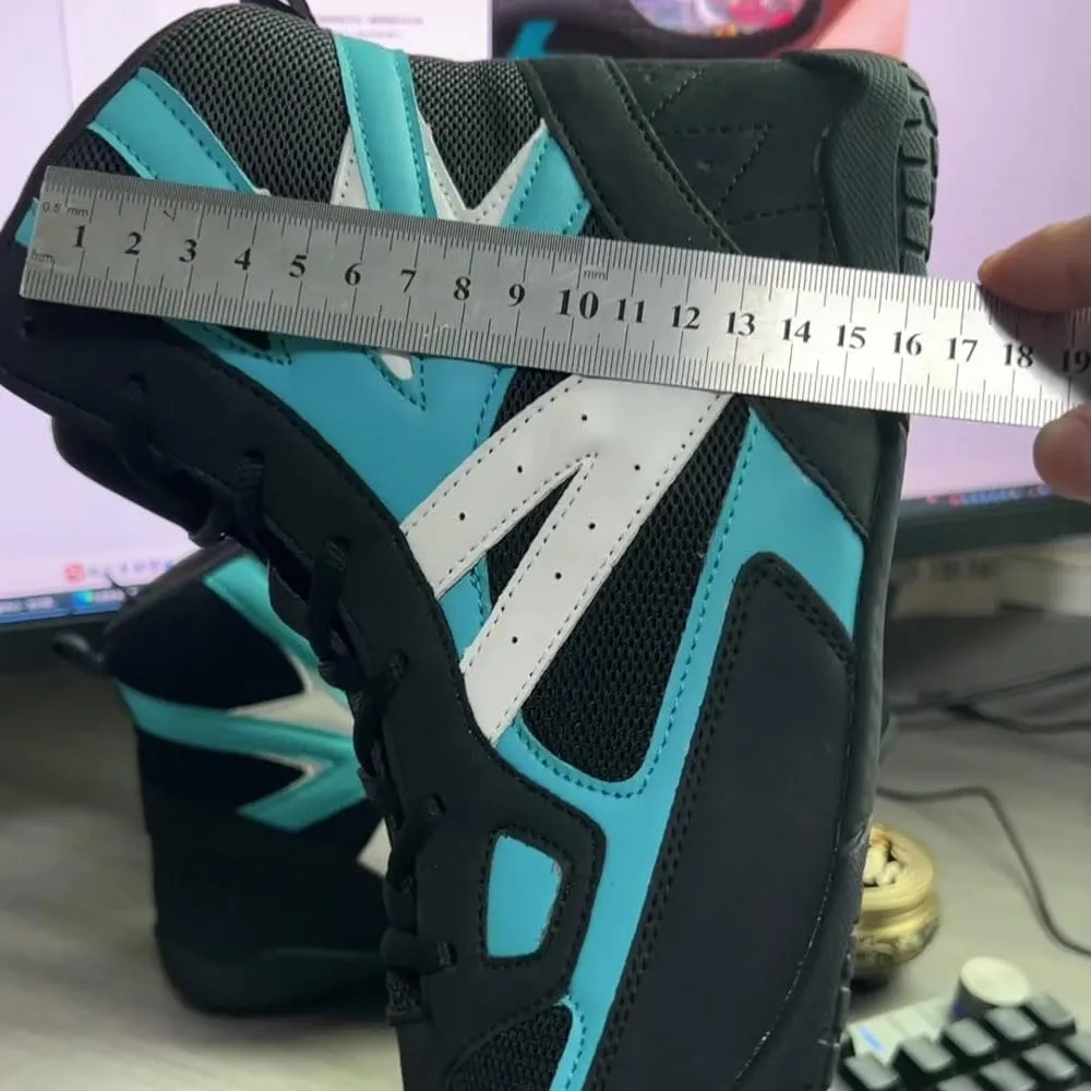 Men's Women's High Top Wrestling Shoes Unisex Boxing Boots Combat Boxers Trainer Martial Arts Shoes Athletic Fitness Shoes Bodybuilding, Non-Slip Rubber Sole, Breathable Sweat Resistant, 35-46 EU