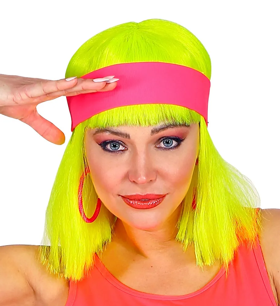 Neon Party Stirnband Pink