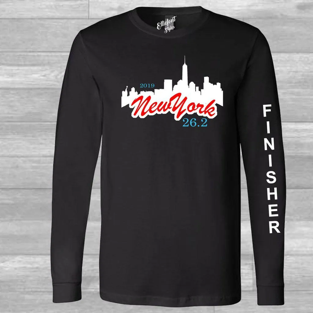 New York City Marathon 26.2 Finisher Long Sleeve Shirt