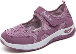 Nurse Shoes for Women Comfortable Walking Shoe Non Slip Adjustable Orthopedic Shoes Breathable Working Flats Nursing Mary Jane Sneakers Casual Lightweight Sneaker