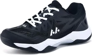 ONAIC Men's Pickleball Shoes Indoor Court Trainers Breathable Non-Slip Comfort Racketball Squash Volleyball Shoes