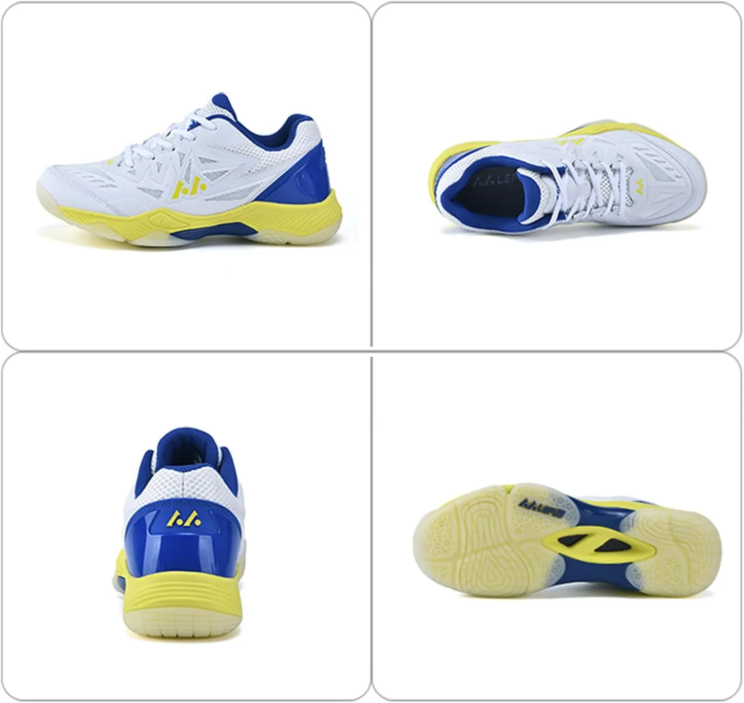 ONAIC Men's Pickleball Shoes Indoor Court Trainers Breathable Non-Slip Comfort Racketball Squash Volleyball Shoes