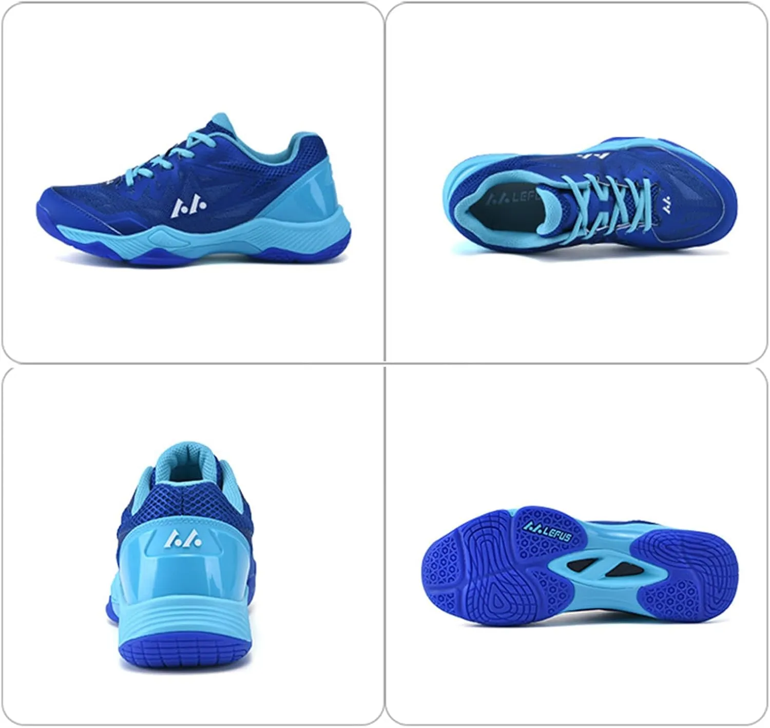 ONAIC Men's Pickleball Shoes Indoor Court Trainers Breathable Non-Slip Comfort Racketball Squash Volleyball Shoes