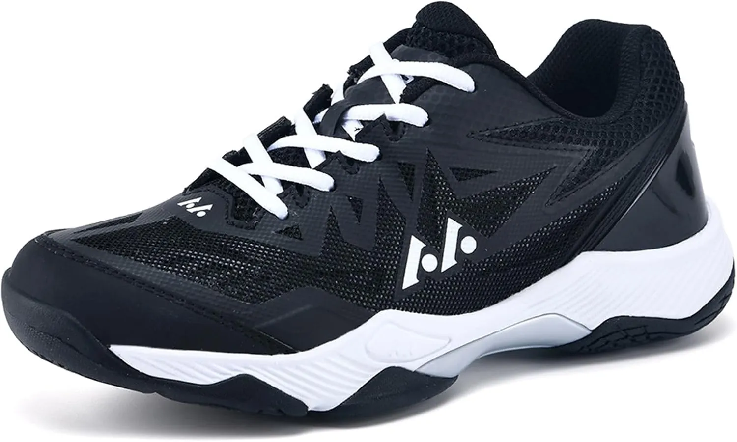 ONAIC Men's Pickleball Shoes Indoor Court Trainers Breathable Non-Slip Comfort Racketball Squash Volleyball Shoes