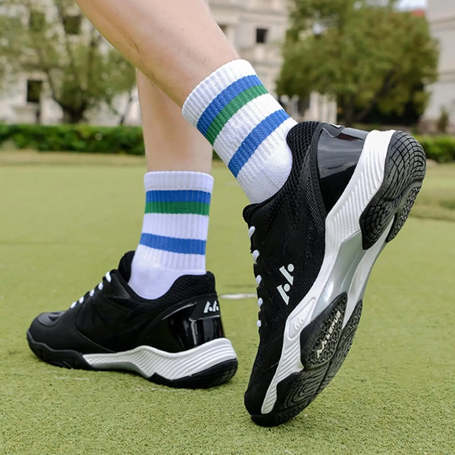 ONAIC Men's Pickleball Shoes Indoor Court Trainers Breathable Non-Slip Comfort Racketball Squash Volleyball Shoes