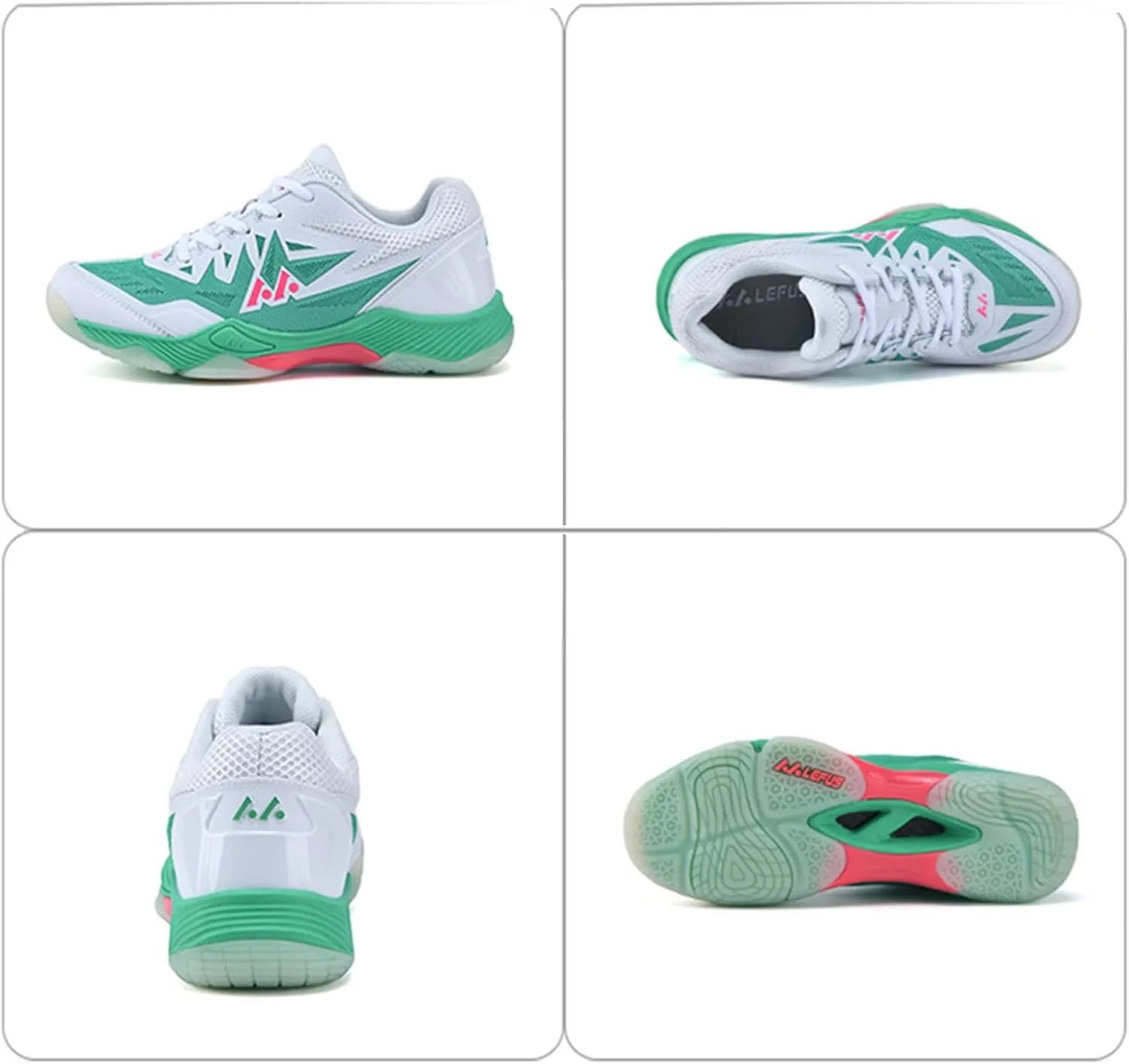 ONAIC Men's Pickleball Shoes Indoor Court Trainers Breathable Non-Slip Comfort Racketball Squash Volleyball Shoes
