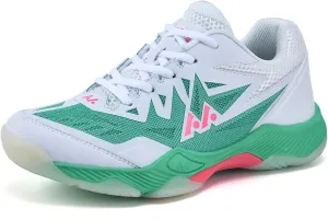ONAIC Men's Pickleball Shoes Indoor Court Trainers Breathable Non-Slip Comfort Racketball Squash Volleyball Shoes