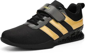 ONAIC Weightlifting Shoes for Mens Deadlift Trainers Lifting Squat Shoes Breathable Non-Slip wear-Resistant Gym Training Sneakers
