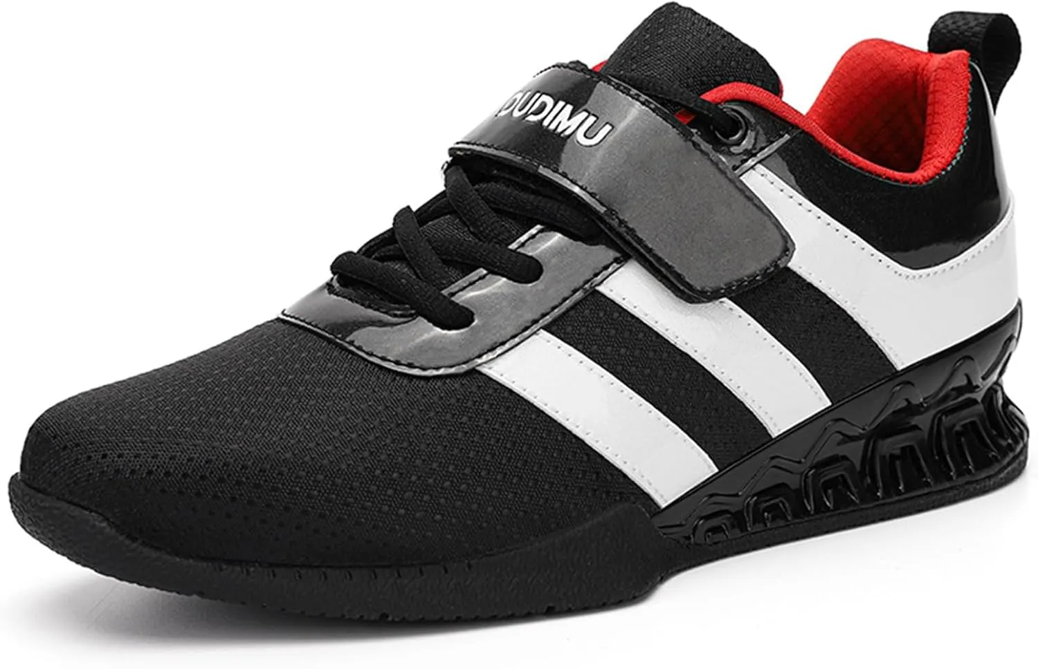 ONAIC Weightlifting Shoes for Mens Deadlift Trainers Lifting Squat Shoes Breathable Non-Slip wear-Resistant Gym Training Sneakers