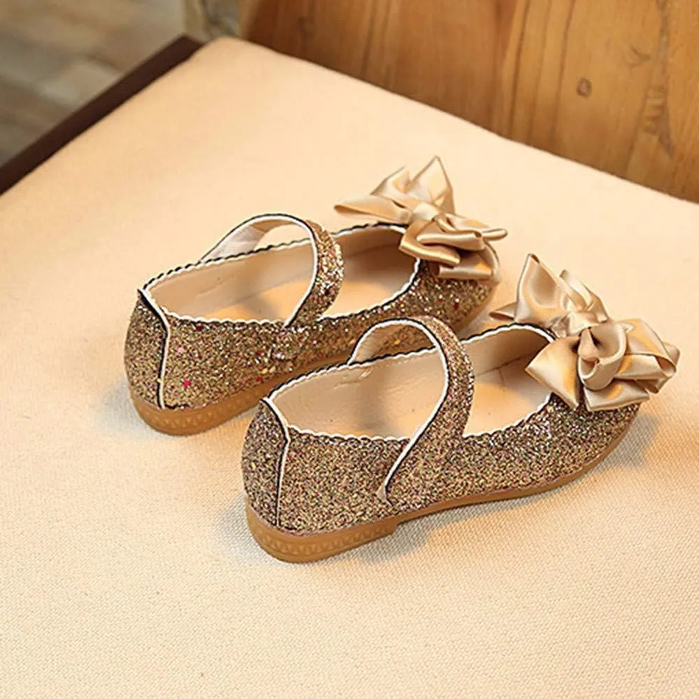 One Year Old Boy Shoes Bowknot Fashion Dance Single Shoes Children Princess Girl Nubuck Leather Baby Shoes Shoes for Little Girls
