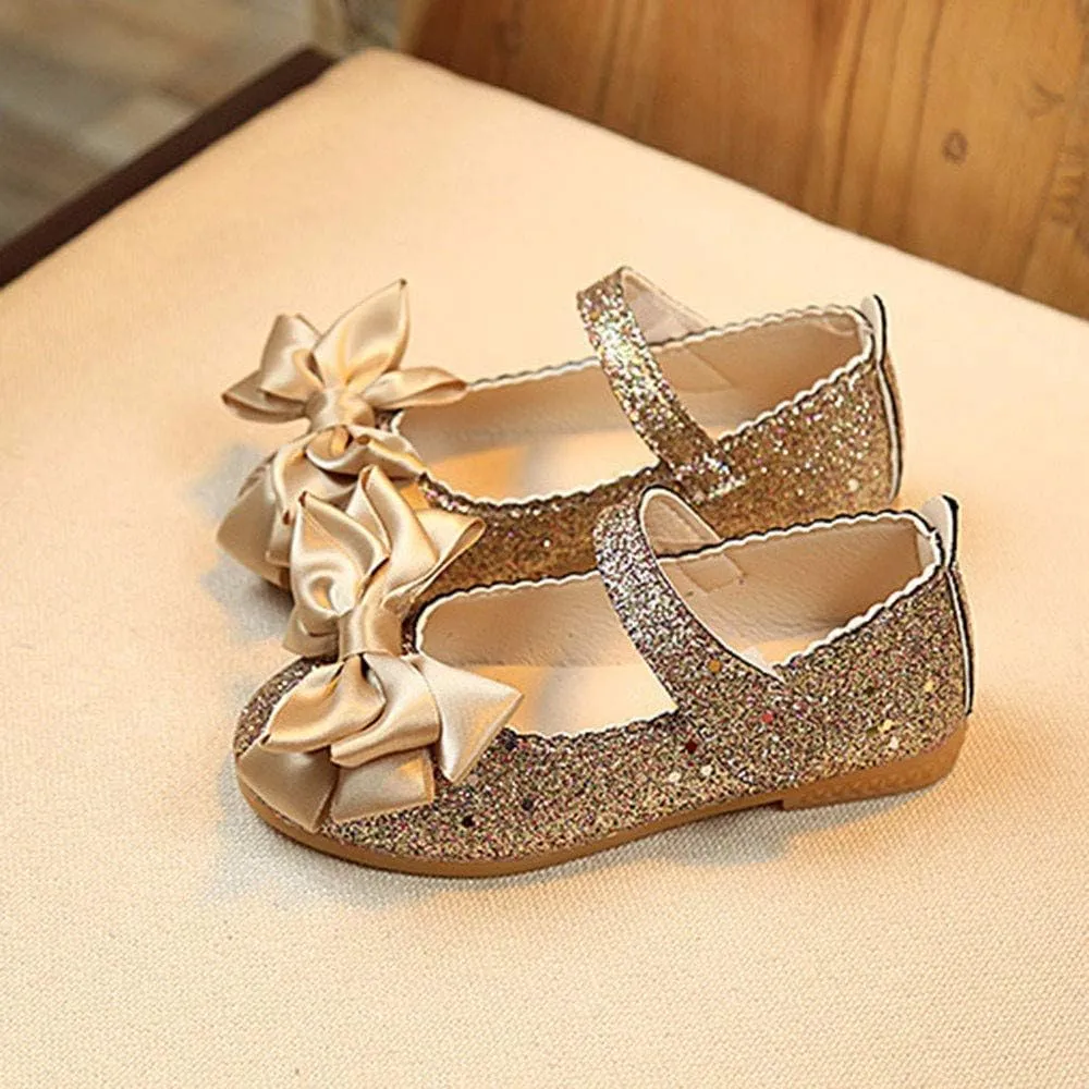 One Year Old Boy Shoes Bowknot Fashion Dance Single Shoes Children Princess Girl Nubuck Leather Baby Shoes Shoes for Little Girls