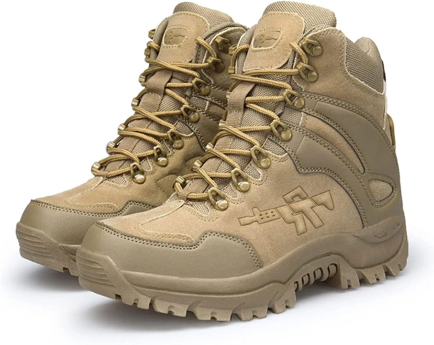 Outdoor Tactical Military Combat Boots Men Army Hunting Trekking Camping Mountaineering Winter Shoes  Insoles,D-46 EU