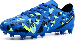 PANDANINJIA Kids Soccer Cleats Boys Girls Unisex-Child Atheletic Outdoor Comfortable Football Shoes for Little Kid Big Kid