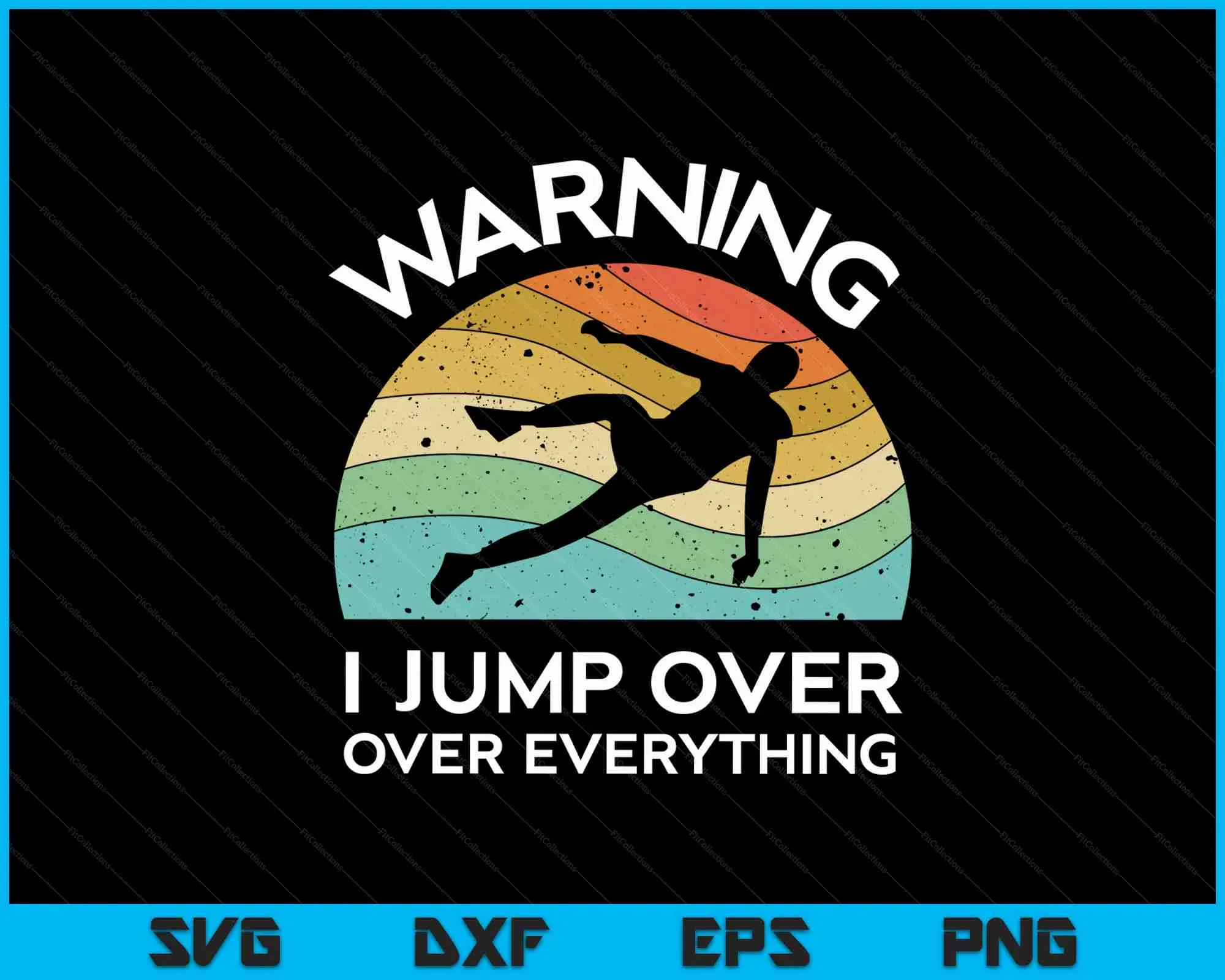 Parkour Free Running Training Traceur Retro Boys Sport Flip SVG PNG Digital Cutting Files