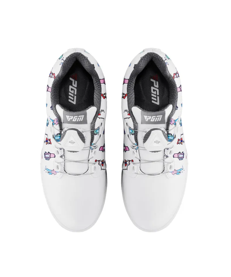 PGM XZ241 premium grade golf shoes customizable kids high end golf shoes