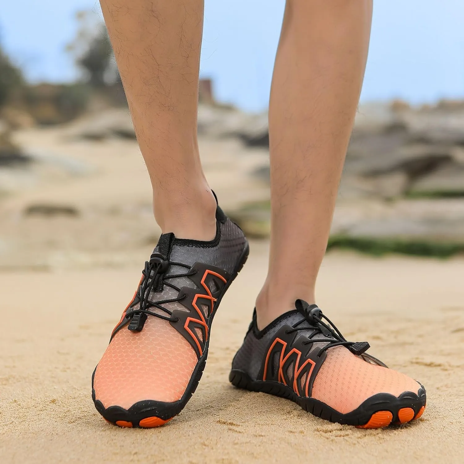 Pro Barefoot Shoes for Women Men Breathable Barefoot Water Shoes Beach Swim Surf Sneakers Footwear with Wide Toe Box