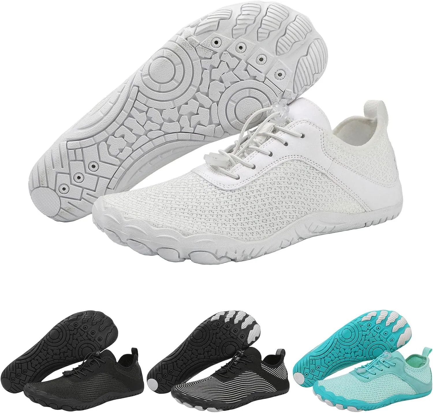 Pro Barefoot Shoes for Women Men Walking Athletic Hike Sneakers Outdoor Waterproof Water Shoes with Wide Toe Box