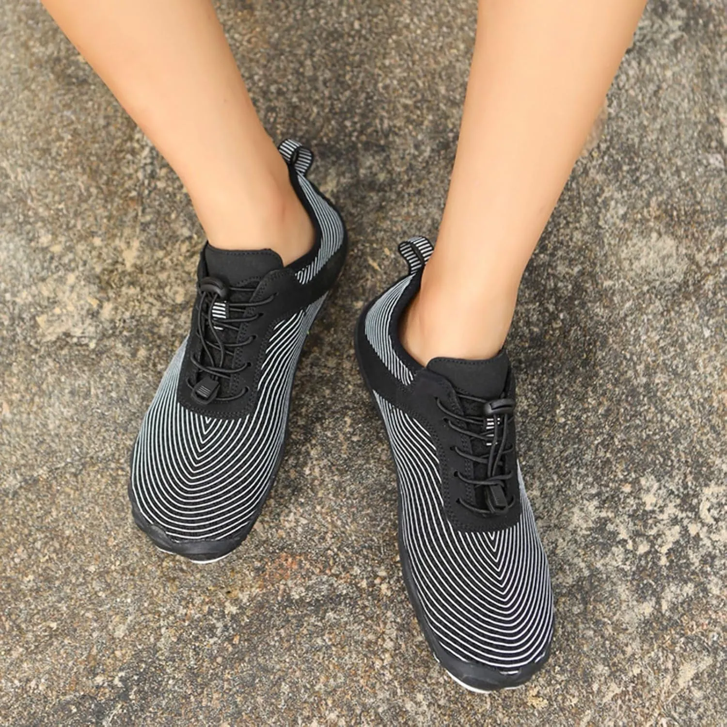 Pro Barefoot Shoes for Women Men Walking Athletic Hike Sneakers Outdoor Waterproof Water Shoes with Wide Toe Box