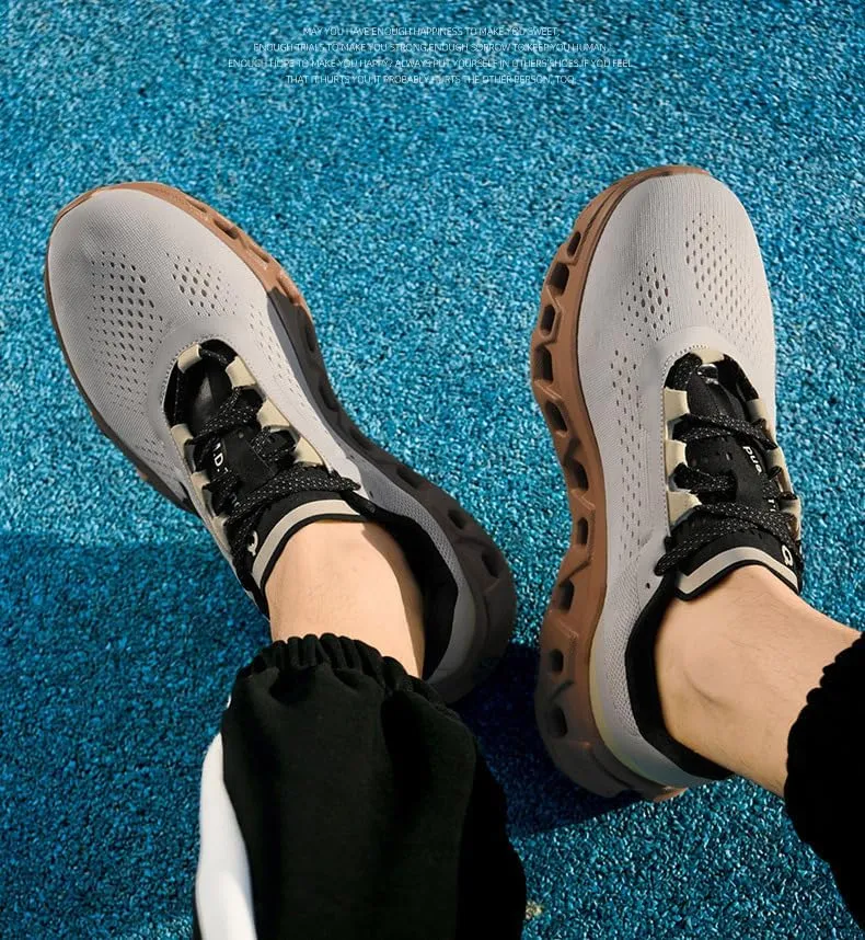 Running Shoes for Men Wide Toe 2024 Trendy Casual Jogging Sneaker Men's Impact-Absorbing Road Running Trainers Comfortable Lightweight Breathable Mesh Walking Tennis Athletic Shoes