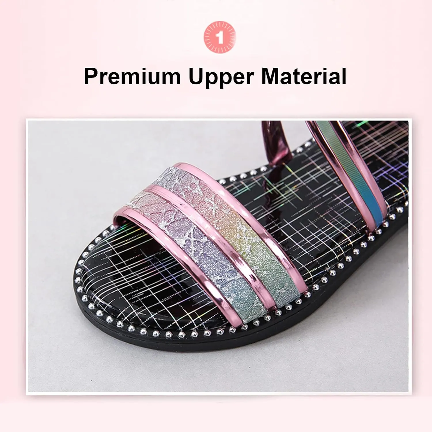Shoes for Girls,Girls Sandals with Zipper Strappy Sandals Toddler Princess Shoes Dress Shoes