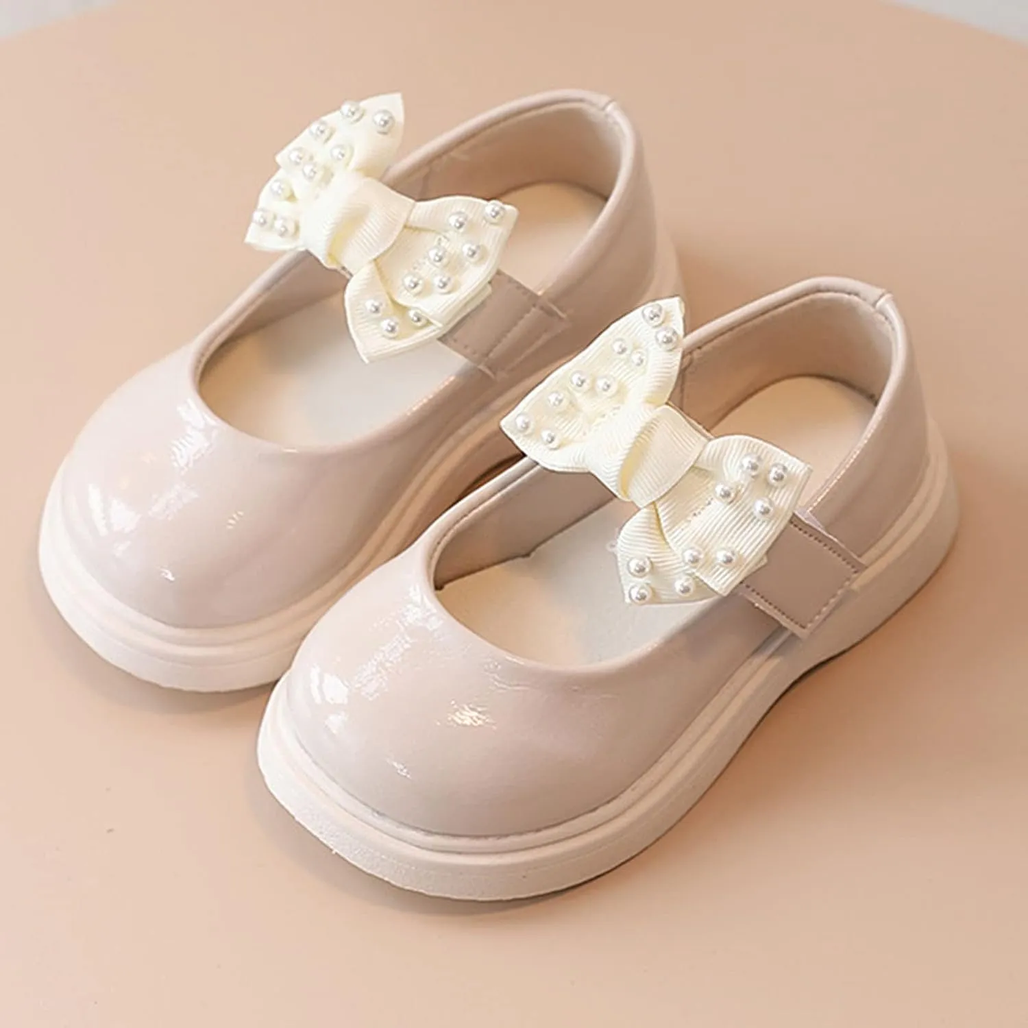 Size 3 Infant Shoes Girls Girls Sandals Children Shoes Pearl Bow Tie Princess Shoes Dance Shoes Penguin Slippers Girls