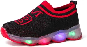 Size 5 Light up Shoes Leisure Casual Sneaker Toddler's Children's Mesh Outdoors Size 1 Baby Girls Shoes