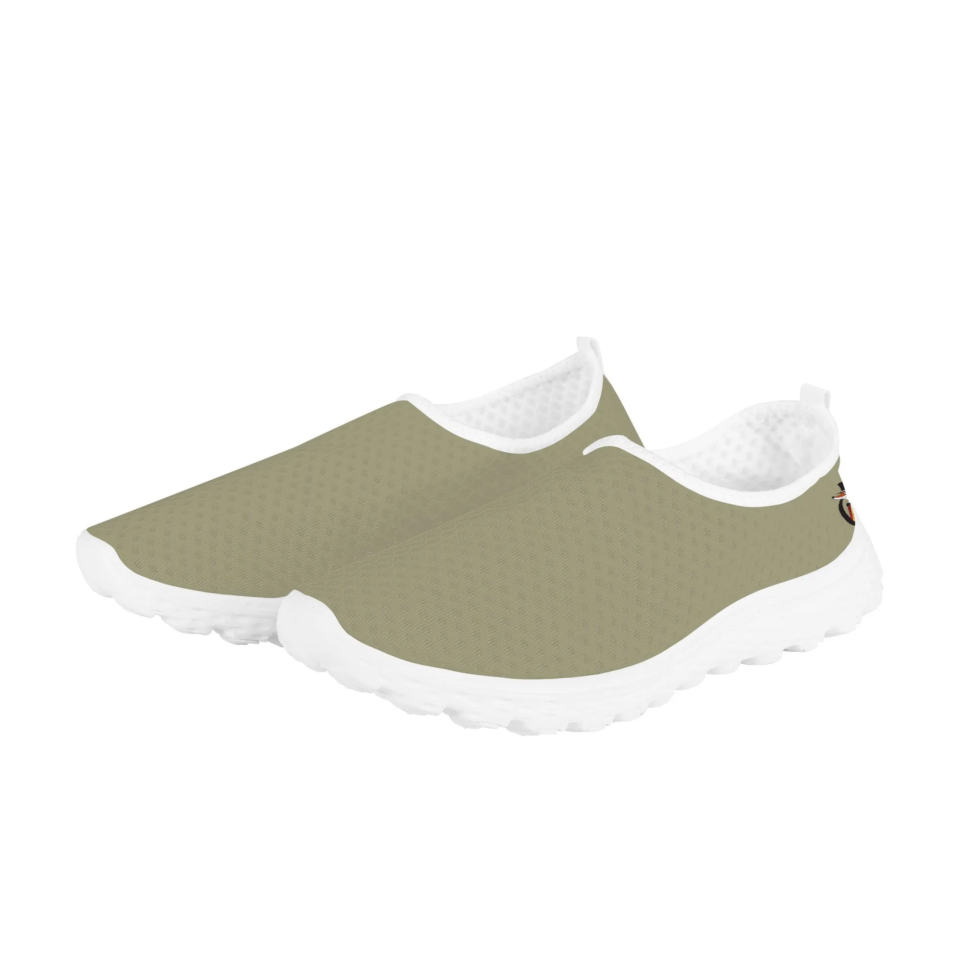 Snooty Fox Art Women's Mesh Running Shoes - Leak Green