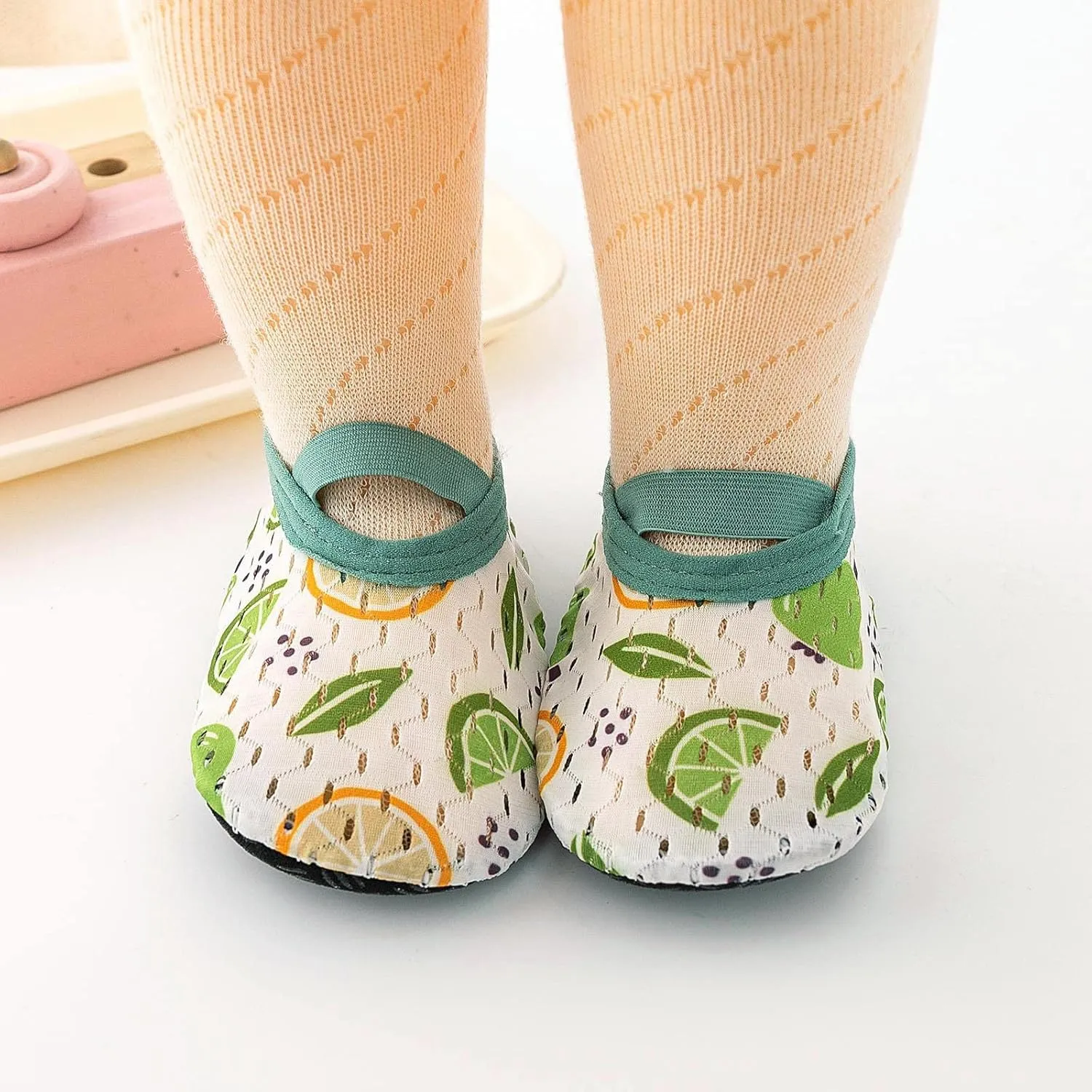 Spring and Summer Children Baby Infant Shoes Boys and Girls Flat Bottom Lightweight Slip On Hollow Breathable Elastic Band Comfortable Baby Boy Shoes 18-24 Months