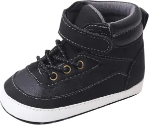 Spring and Summer Children Infant Toddler Shoes Boys and Girls Sports Shoes Flat Bottom High Top Comfortable Solid Color Casual Style Boys Dress Boots