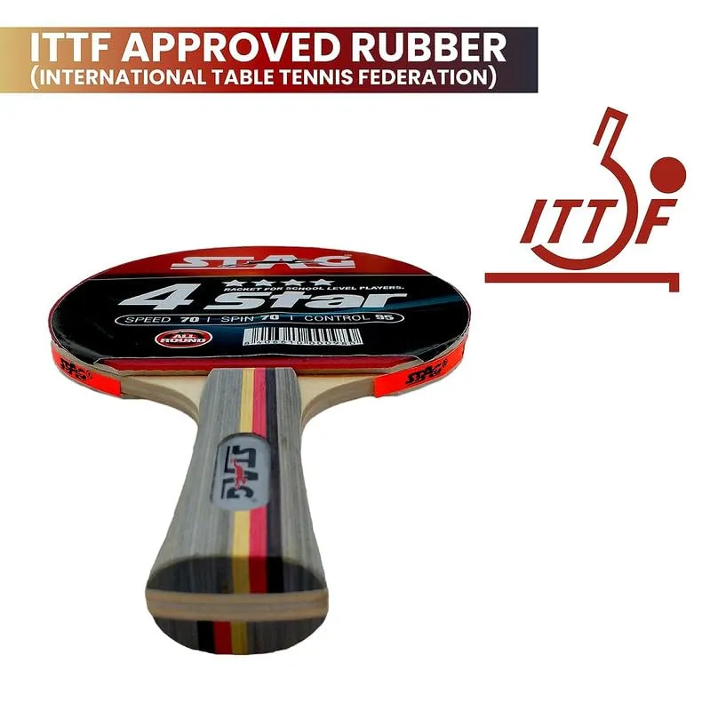 Stag 4 star Table Tennis Racket