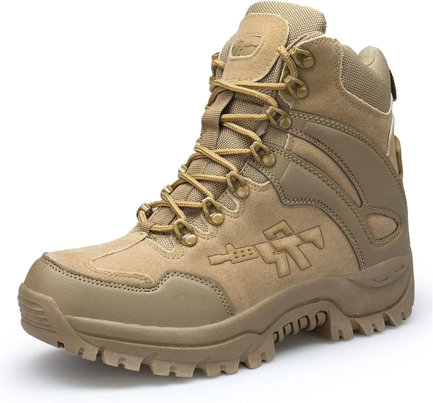Tactical Military Combat Boots Men Army Hunting Trekking Camping Mountaineering Winter Shoes  Insoles,D-42 EU