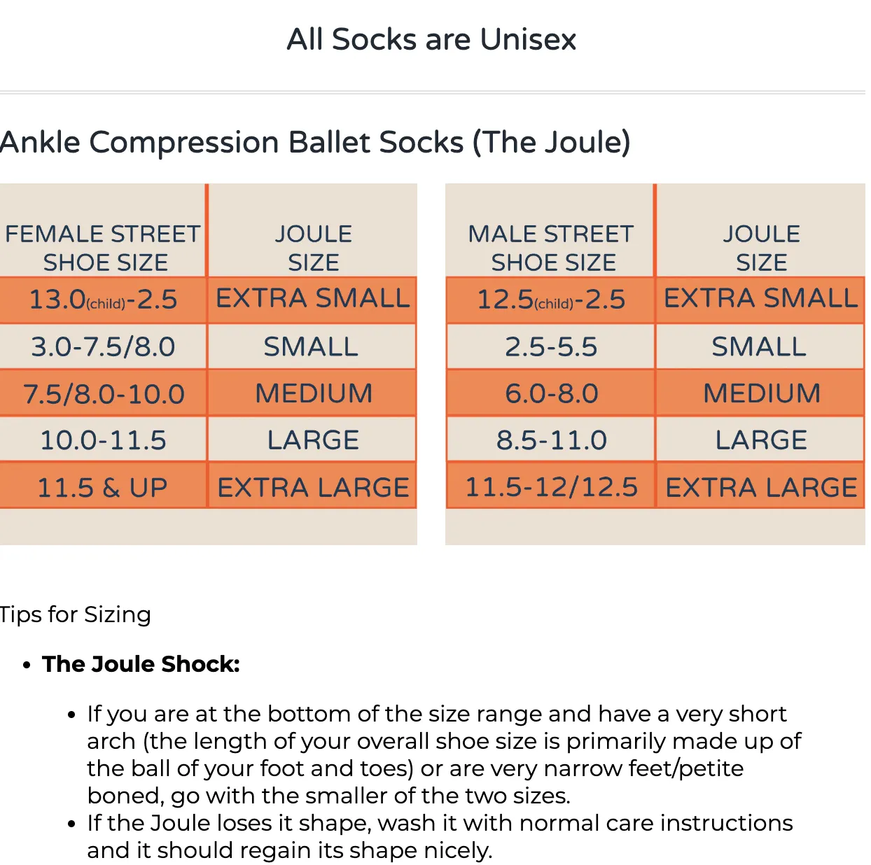 The Joule Shock - Ankle Compression Dance Sock