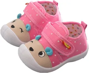 Toddler Boy Tennis Shoes Size 6 Boys Cartoon Baby Squeaky Sole Girls Shoes Anti-Slip Infant Kids Soft Baby Shoes Tan Toddler Boy Shoes