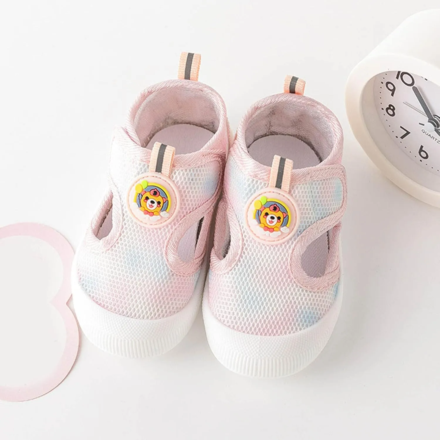 Toddler Girls Boys Sneakers Board Shoes Summer Mesh Surface Breathable Shoes Light Soft Soled Walking Shoes 9 12 Month Old Shoes