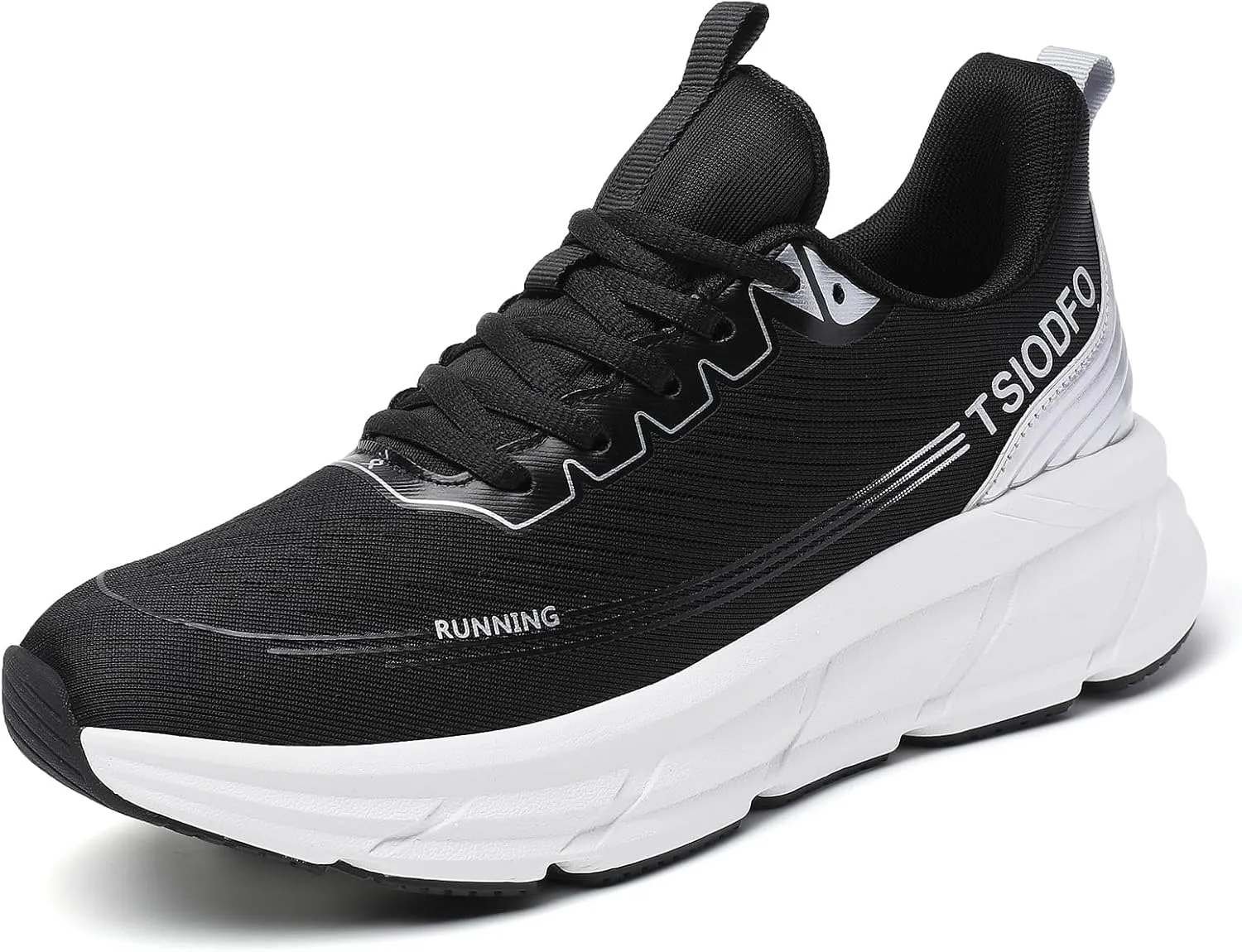 TSIODFO Men Running Shoes Lightweight Gym Workout Walking Shoes