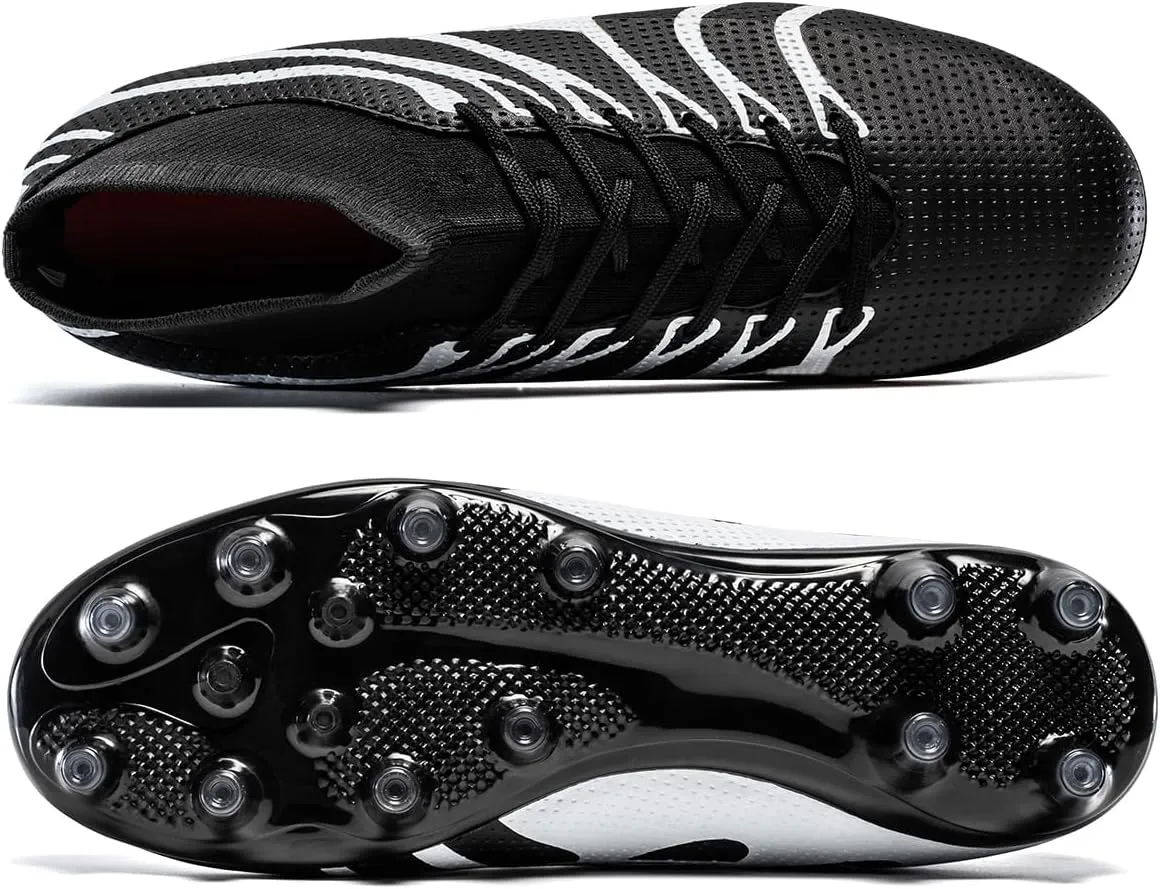 Unisex-Adult Soccer Cleats for Men Indoor/Outdoor Futsal Training Big Boys Football Shoes