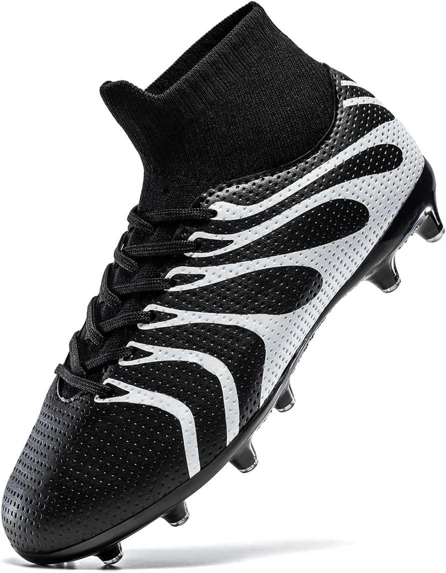 Unisex-Adult Soccer Cleats for Men Indoor/Outdoor Futsal Training Big Boys Football Shoes