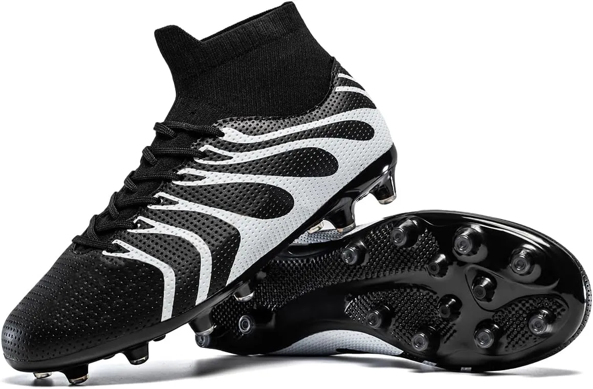 Unisex-Adult Soccer Cleats for Men Indoor/Outdoor Futsal Training Big Boys Football Shoes