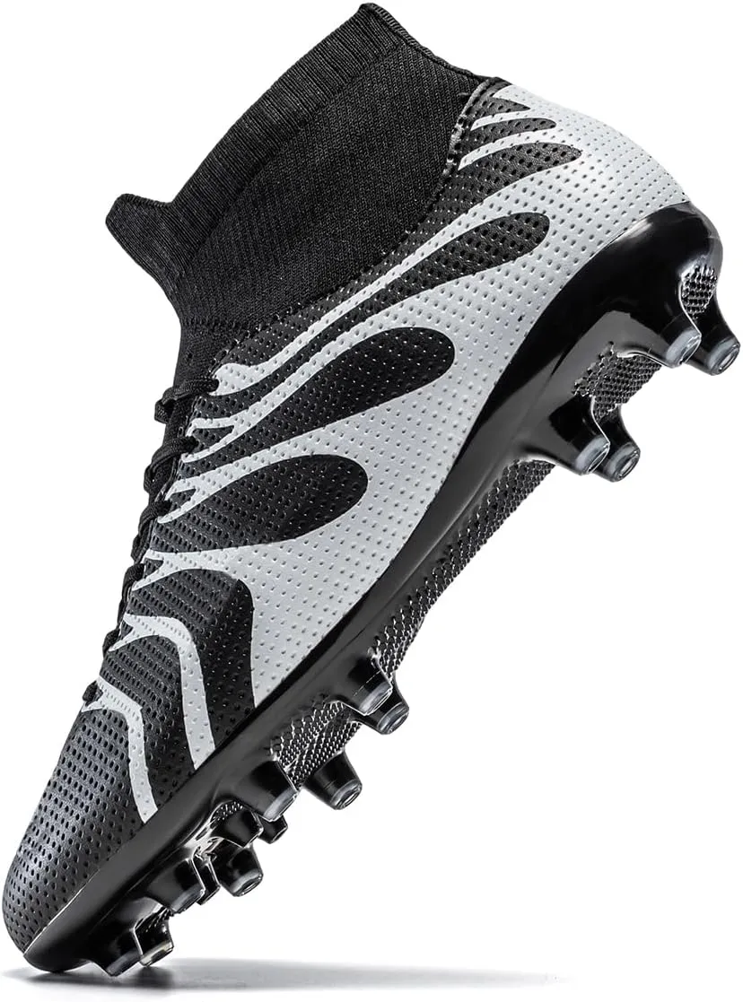 Unisex-Adult Soccer Cleats for Men Indoor/Outdoor Futsal Training Big Boys Football Shoes