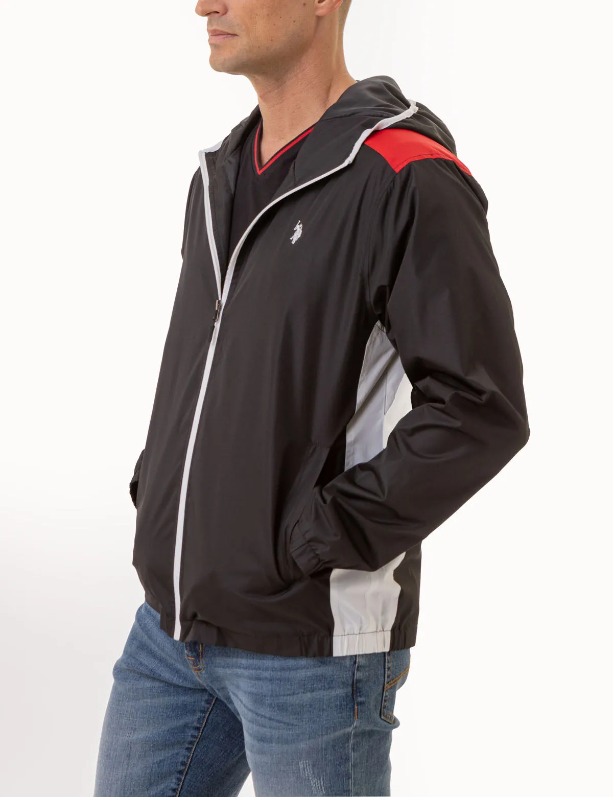 USPA SPORT COLORBLOCK WINDBREAKER