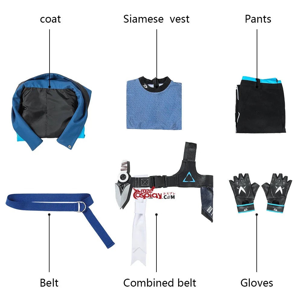 Valo Jett Neon Cosplay Costume