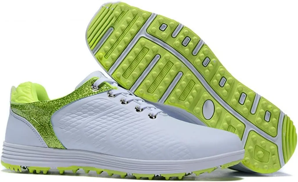 VEACAM Mens Golf Shoes Professional Outdoor Waterproof Spikless Golf Trainers for Men Lightweight Anti Slip Golfers Sneakers