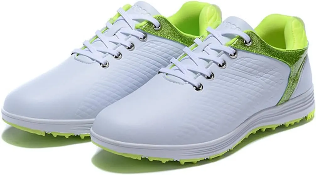 VEACAM Mens Golf Shoes Professional Outdoor Waterproof Spikless Golf Trainers for Men Lightweight Anti Slip Golfers Sneakers