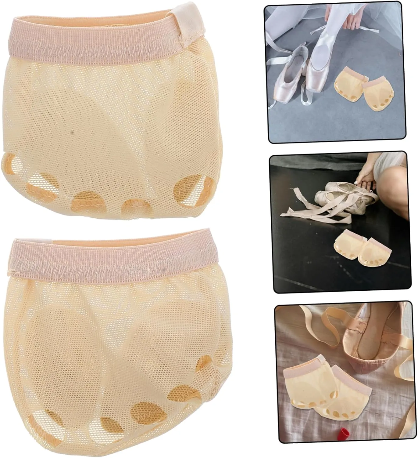 VICASKY Ballet Forefoot Cushion Half Sole Dance Shoes S Elastic Design for Stability Durable Material for Ballet