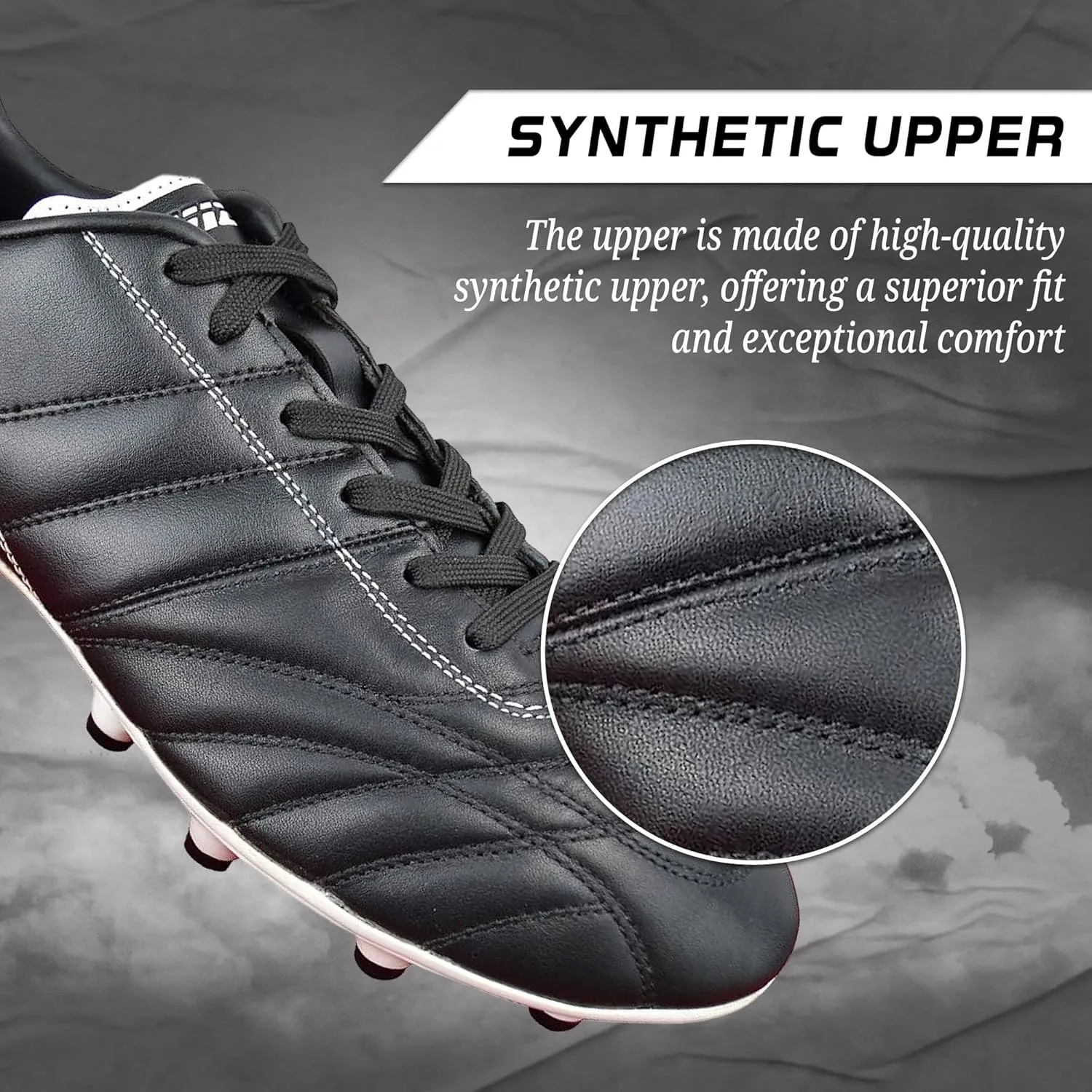 Vizari Classico FG Soccer Cleats for Boys & Girls  Youth Leather Firm Ground Athletic Shoes | Superior Traction & Lightweight Support